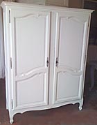 French 2 door provencal armoire